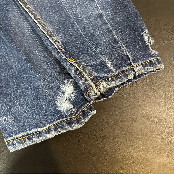 KanCan Button Fly High Rise Skinny Distressed - Picture 12 of 15